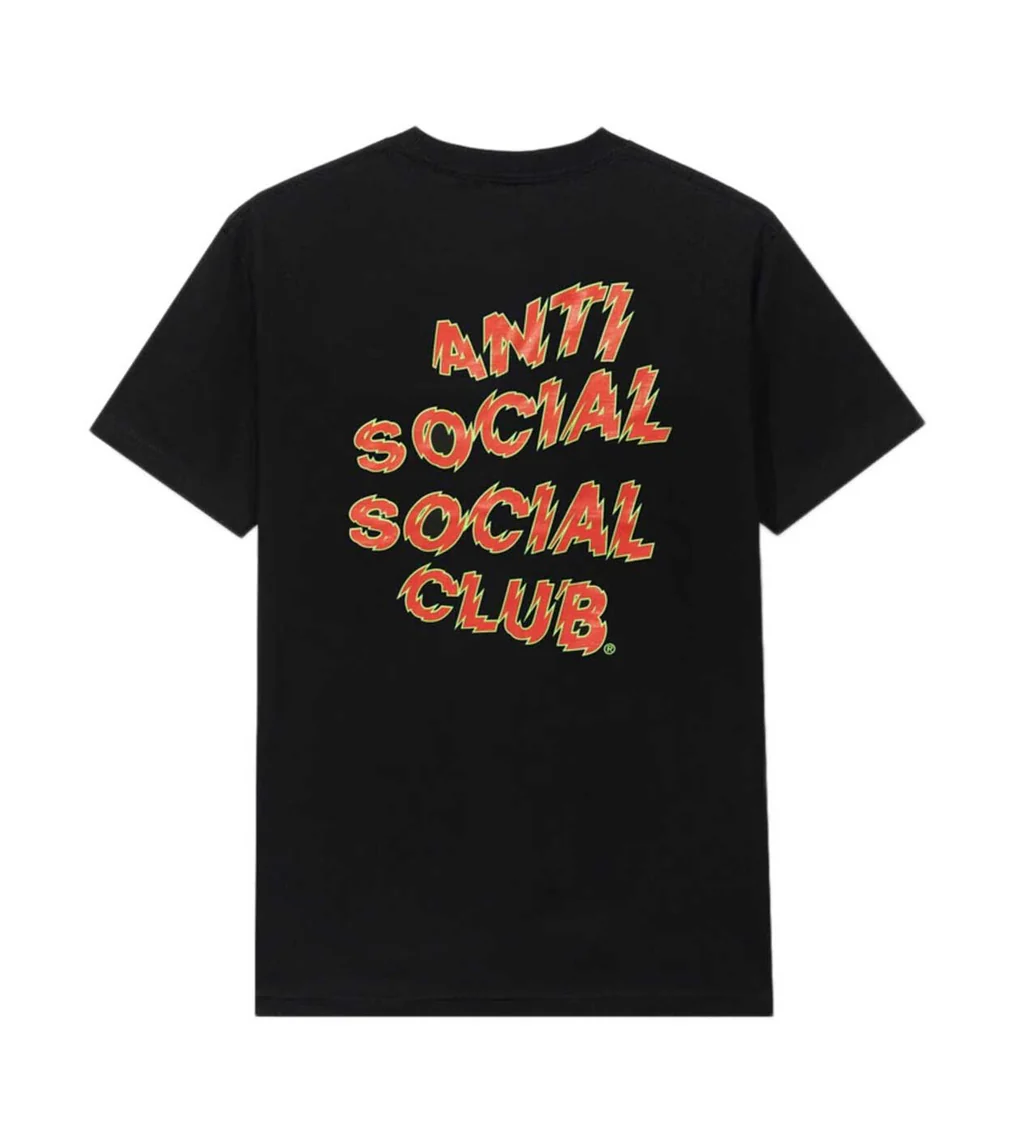 ASSC Maniac RedGreen Tee Black