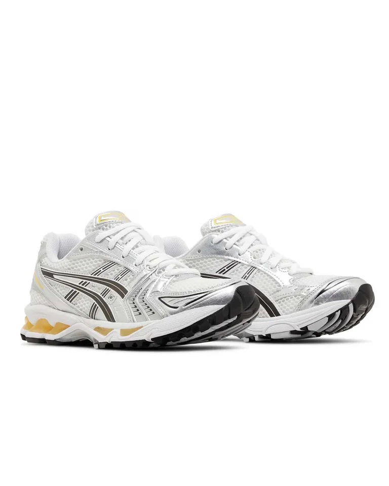 Asics Gel Kayano 14 White Tai-Chi Yellow