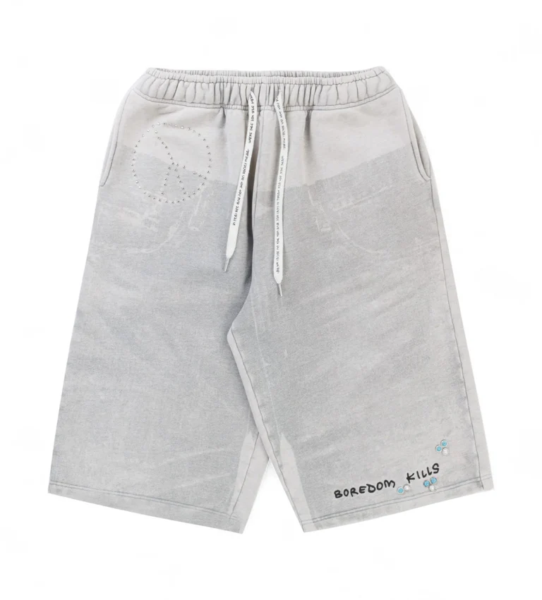 Boredom Kills Denim Print Sweats shorts