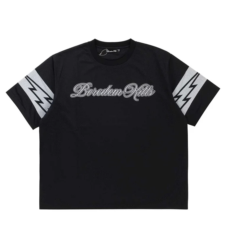 Boredom Kills Mesh Jersey Black