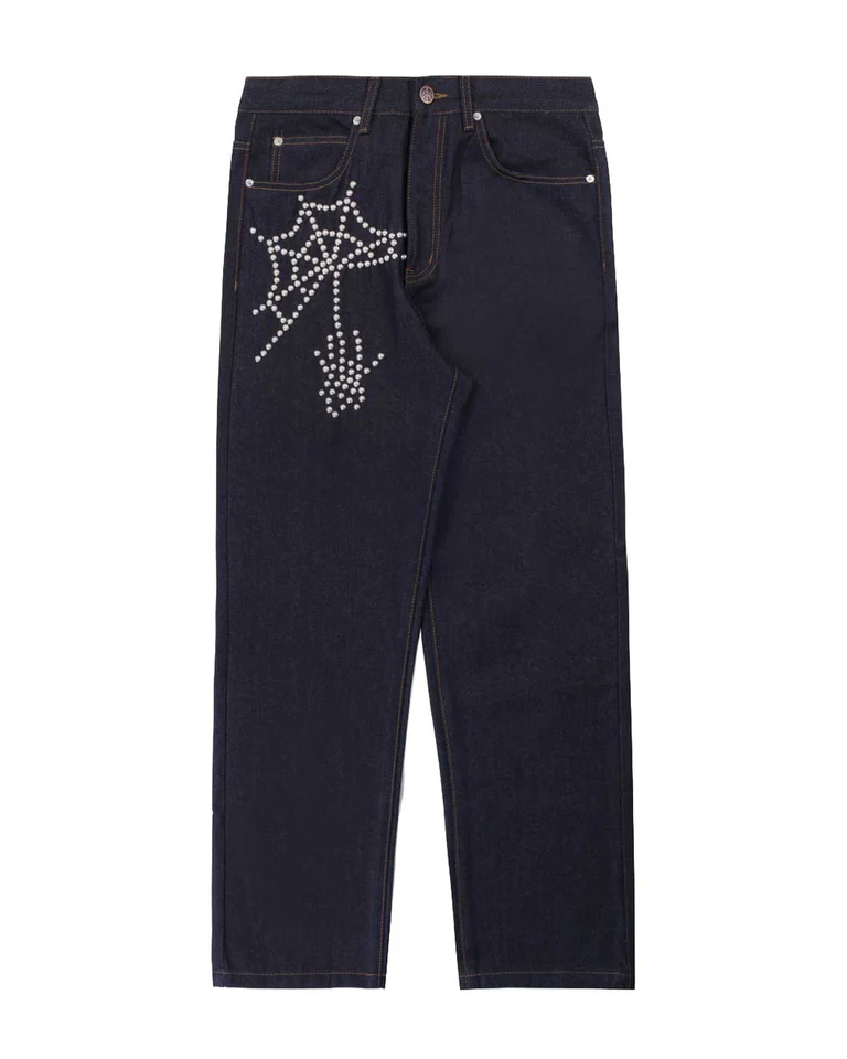 Boredom Kills Spider Pearl Denim Raw Indigo