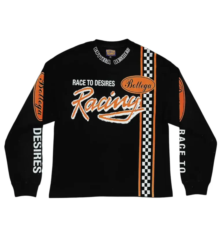 Bottega Desires Race to Desires LS Tee Black