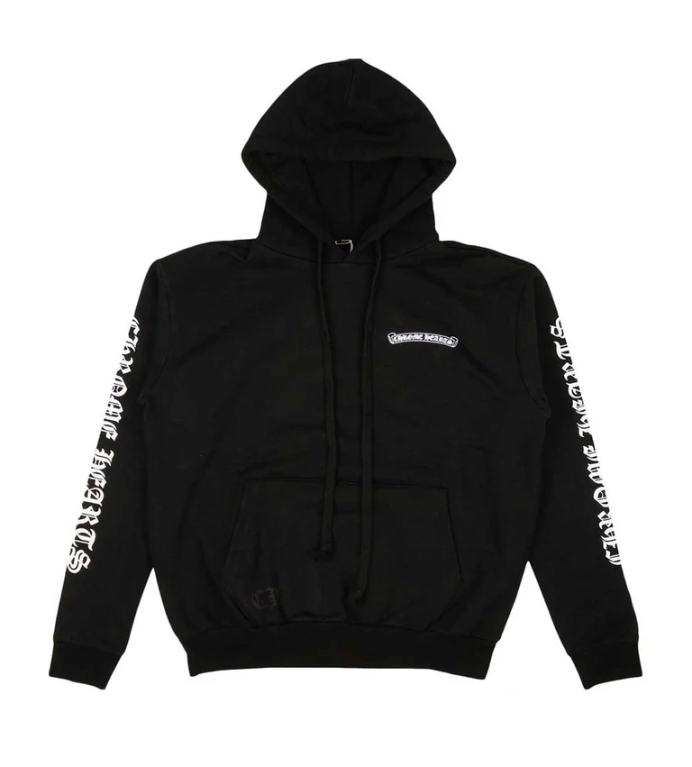 Chrome Hearts Script Logo Hoodie Black