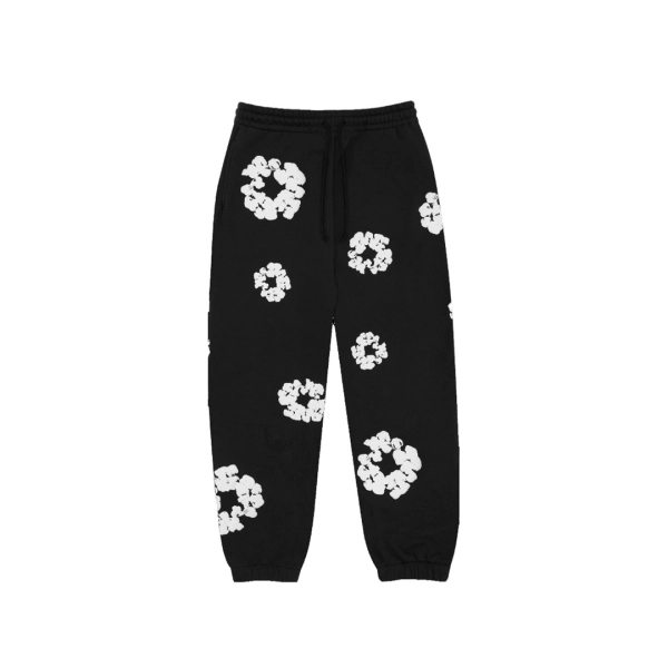 Denim Tears The Cotton Wreath Sweatpants Black
