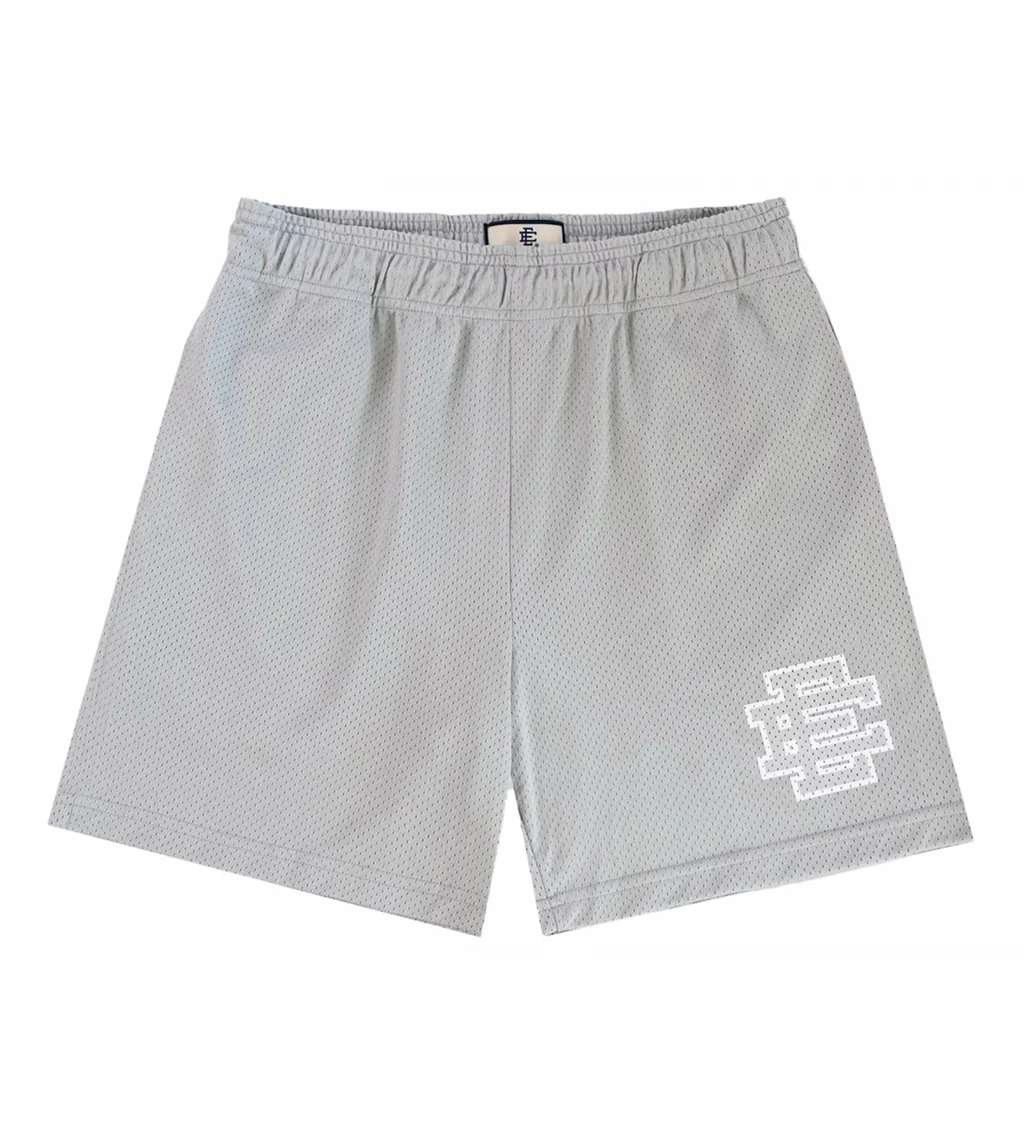 Eric Emanuel Basic Shorts GreyWhite Outline