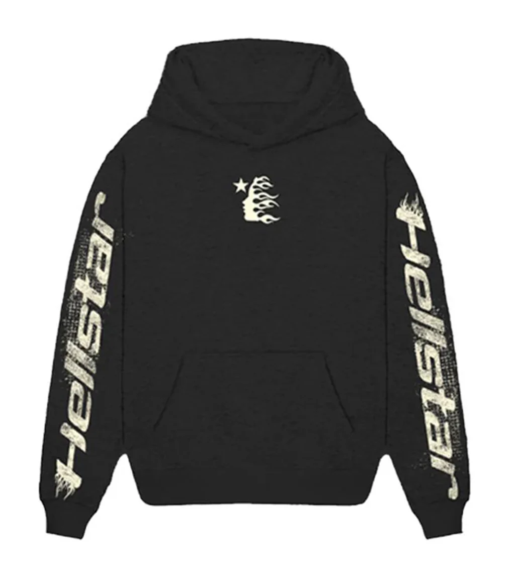 Hellstar Speed Hoodie BlackWhite (Overseas Exclusive 2023)