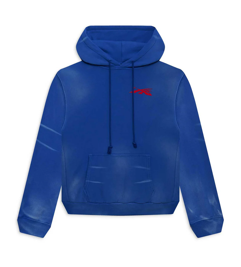 Hellstar Sports Gel Hoodie Blue
