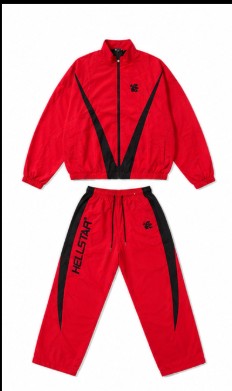 Hellstar Tracksuit Red And Black