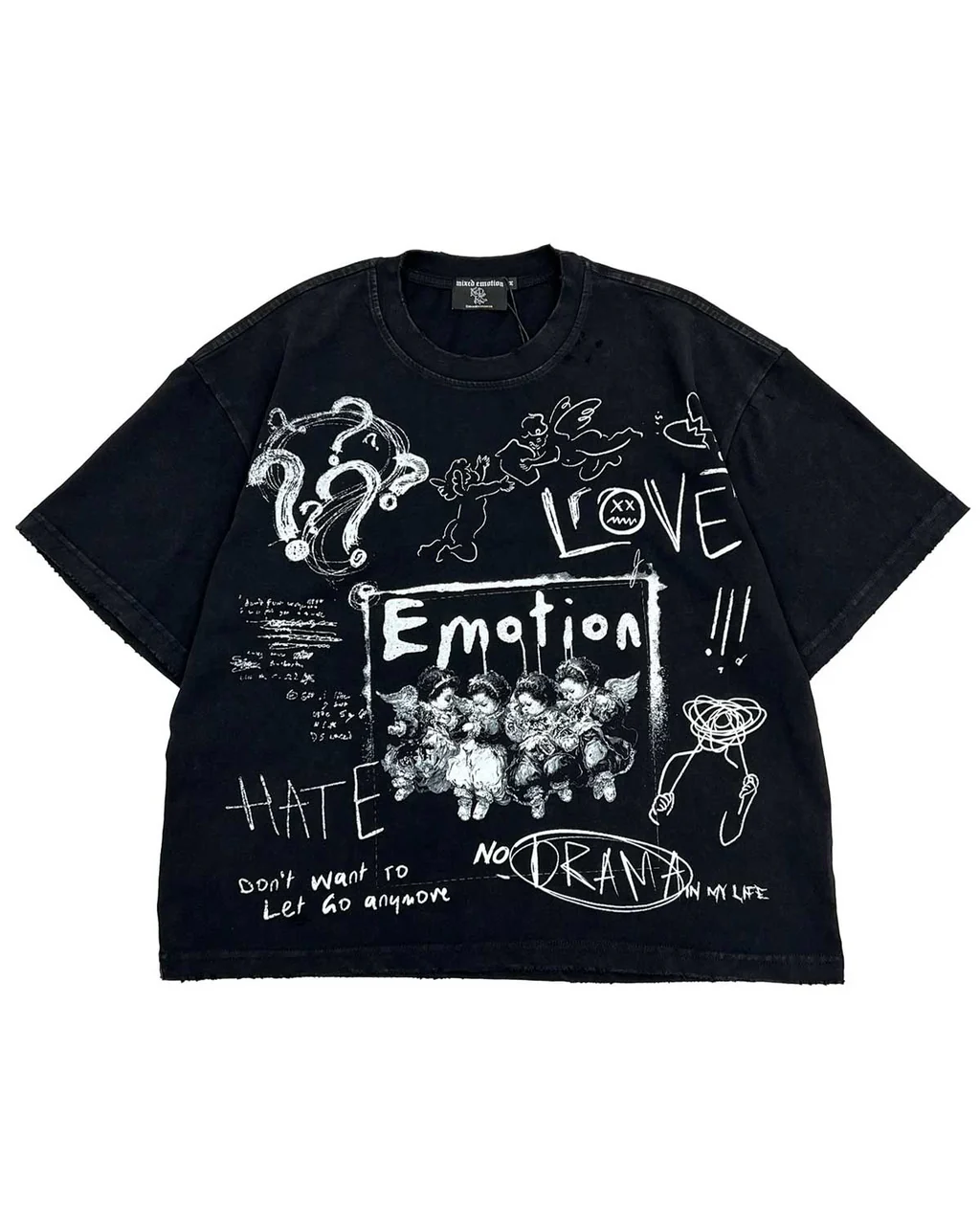 Mixed Emotions Chaos Tee Black