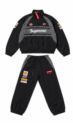 Supreme Ducati Tracksuit Black And Grey