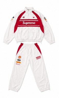 Supreme Ducati Tracksuit White And Red