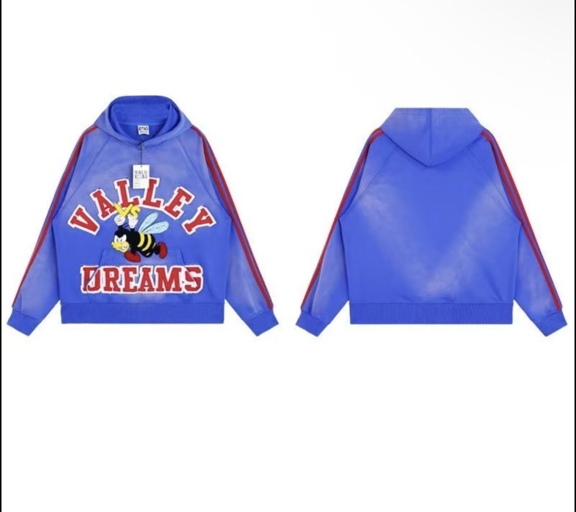 Vale Forever Anthem Pullover Hoodie Blue And Purple