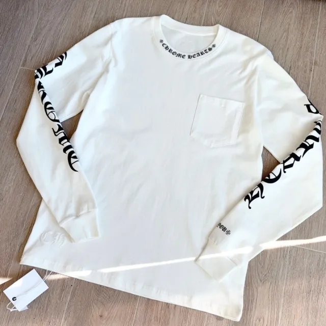 Chrome Hearts Long Sleeve T-Shirt White Black